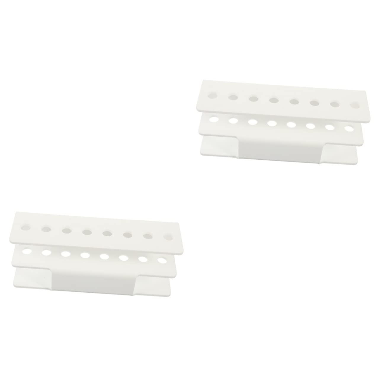 BESPORTBLE 2sets Dart Holder Wall Mount Portable Storage Rack for Indoor Use Durable Organizer Sized Slots to Securely Store and Accessories Easy to Clean and Reusable