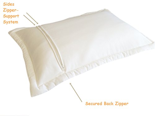 Almohada espuma viscoelástica Queen tamaño estándar crema miniatura 2
