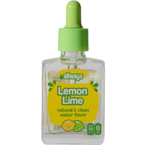 Image of Allways Drops Lemon Lime Water Enhancer | Sugar Free | 50 Servings
