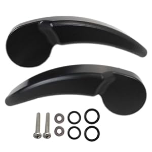 Usonline911 Gloss Black Saddlebag Latch Kit, Stainless Steel Saddle Bag Lifter For Cvo Limited Flhtkse 2014-Later 12 31p1nmbg6sl. sl500 . ss300