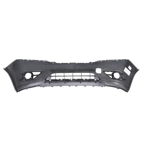 Image of FitParts Compatible with Nissan Pathfinder 2013-2016 Front Bumper Cover | Primed, With Fog Light Holes, Without Parking Sensor Holes, Hybrid, Ready to Paint, OEM 620223KA0H, NI1000288