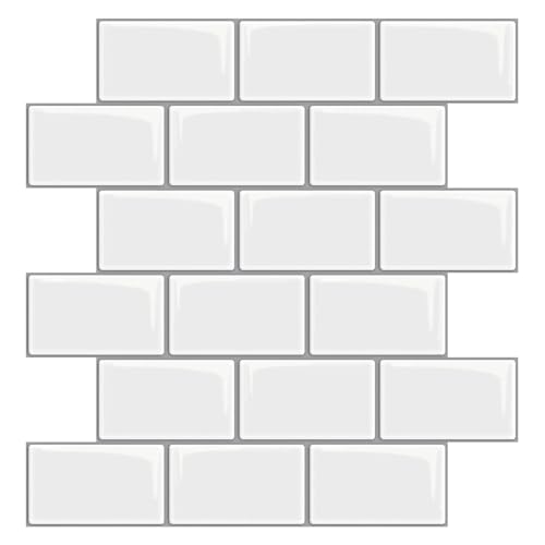 Consejos y comparativas para Comprar Azulejos sevillano favoritos de las personas. 26 LONGKING - Baldosas para pegar y despegar, azulejos de cocina para pegar, diseño más grueso