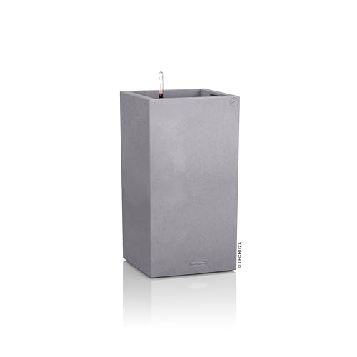 Lechuza Komplett-Set für Garten, grau, 40 x 40 x 76 cm, 13620, Steingrau