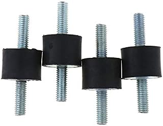 ENET 4 x M6 Anti Vibration Rubber Bobbin Mounts 20x10MM Male Boat Car Damper