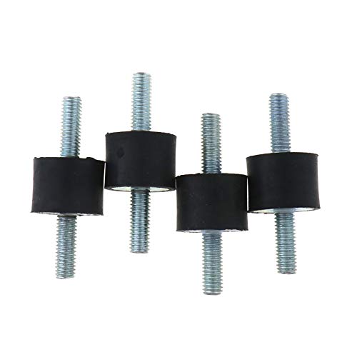 Supporti Antivibranti In Gomma Per Compressori E Motori – M6, 20x15 Mm, 4 Pezzi