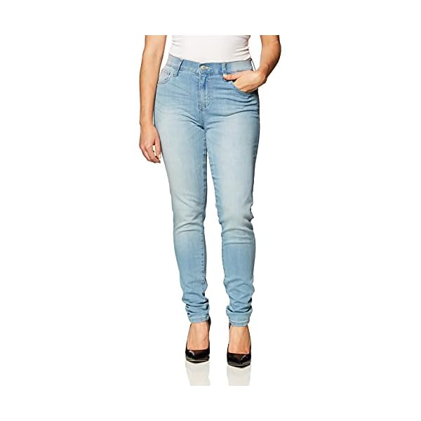 Celebrity Pink Jeans Women's Infinite Stretch Mid Rise Skinny Jean, Outsiders Wash, 11