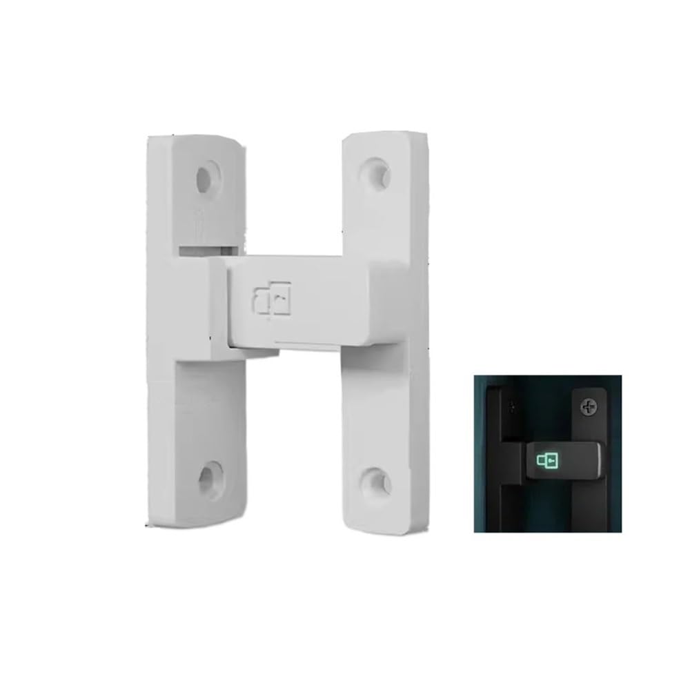 Zinc Alloy Heavy Duty Gate Latch Bolt, Foldable Security Lock for Cabinet(Style 4)