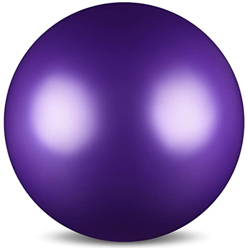 DRUNA Pelota de Gimnasia Rítmica de Silicona 300 g 15 cm Violeta