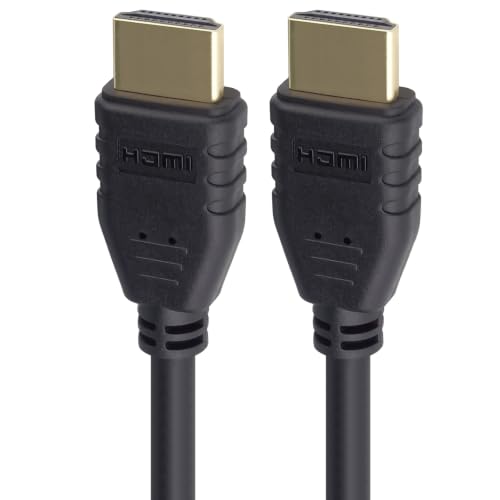 PremiumCord 8K Ultra High Speed ​​HDMI 2.1 Kabel M/M 48Gbps mit Ethernet, Kompatibel mit Video 8K@60Hz, Deep Color, 3D, eARC, HDR, 3x geschirmt, vergoldete Anschlüsse, schwarz, 1 m