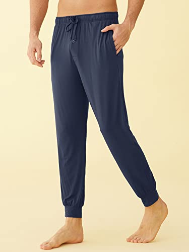 Latuza Men's Viscose Jogger Pajama Pants Lounge Bottoms2