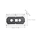 OSALADI Blank Cassette Tapes, 6pcs 30 Minute Blank Audio Recording Cassette Tape Empty Cassette Tape Recordable Tapes for Greeting Teaching, 11.00X7.00X2.00CM, (B0TUG4EIJS6ES07926JYN14K)