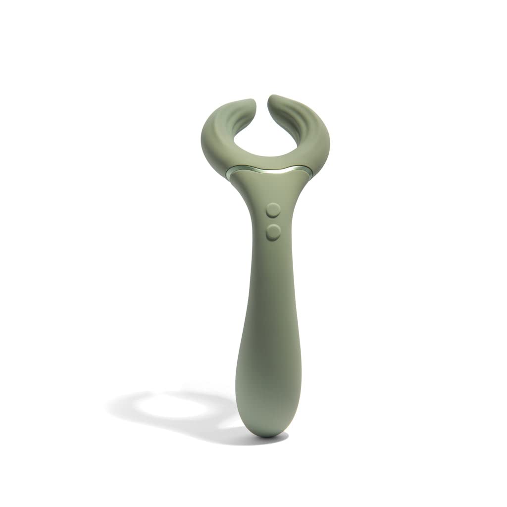 Platanomelón - Vibratore Giocattolo Erotico per Coppie, 32 Modi di Utilizzo, Inclusivo, Immersibile e Ricaricabile - Craby Verde