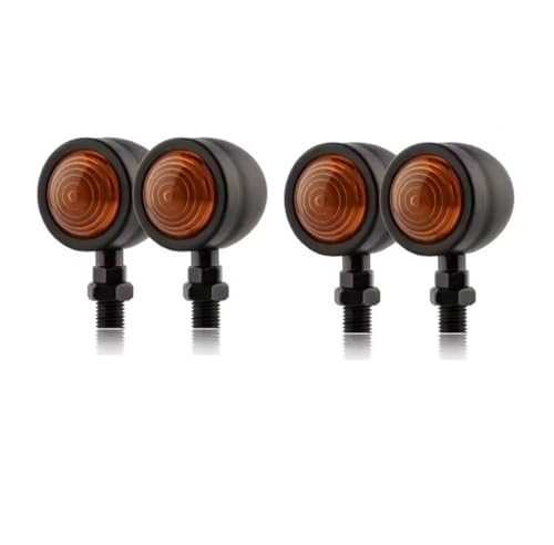 Clignotant de moto 12V et indicateur de direction ambre, feux de signalisation universels