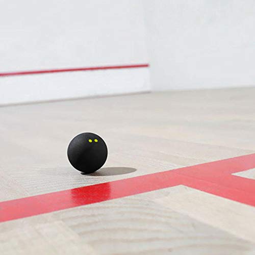 Bestlymood Squash Ball Zwei-Gelbe Punkte Niedrige Geschwindigkeit Sportgummib?Lle Professioneller Spieler Wettbewerb Squash (2 StüCk) - Image 6