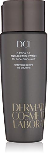 DERMATOLOGIC COSMETIC LABORATORIES DCL Skincare B Prox Anti-Blemish Wash, 10% benzoyl peroxide advanced acne treatment face wash Dermatologist tested gentle exfoliation, non-drying 6.7 Fl Oz