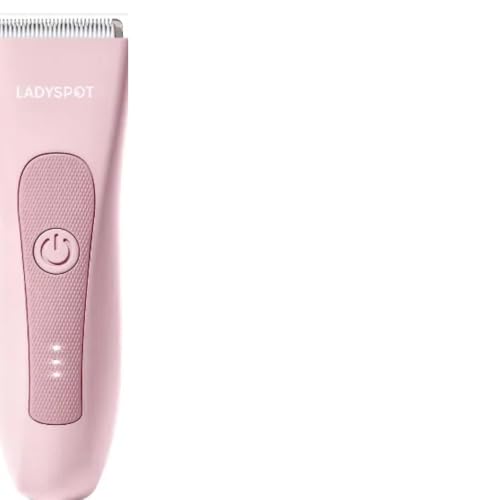 Electric Shaver for Women, Women Shaving & Grooming Sets, with 3 Guard and Replaceable Ceramic Blade Heads, LADYSPOT™ Pubic Hair Trimmer Bikini Trimmer Women Grooming Kit Sets-(Pink)