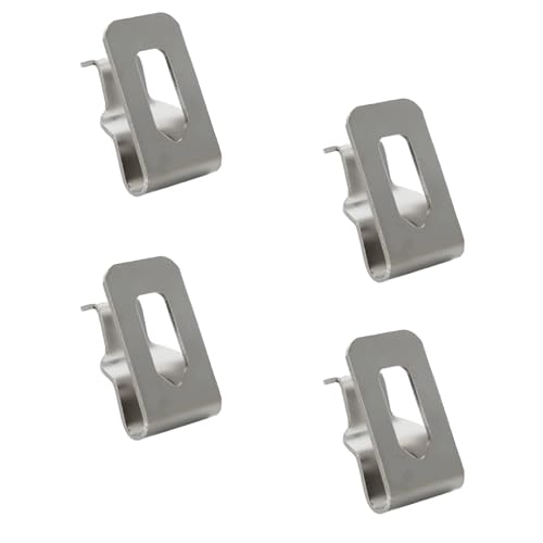 4 Pcs Impact Driver Belt Hook for Dewalt,Electric Drill Belt Clip Replacement Hooks Clips Tools With Screws,Cordless Drill Holder Hanger Tool Matching Screw Power Tool Waist Buckle for Impact Driver
