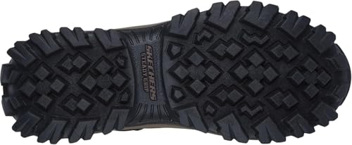 Skechers - Mens Waterproof Relaxed Fit: Trekson - Wilder Sneakers, Color Chocolate/Black, Size: 8 M US3