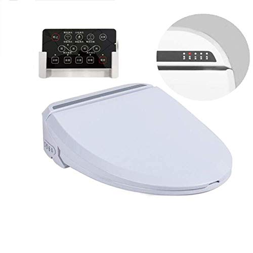 Intelligenter Toilettensitz, Toiletten-Bidet-Toilette mit Sitzheizung Haartrockner Heißwasserreinigung Reinigung Toilettensitz