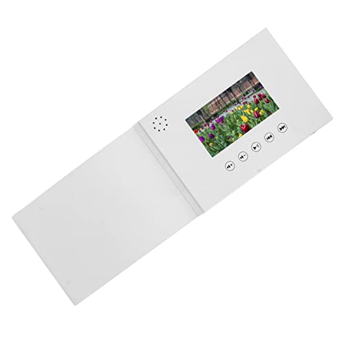 Tarjeta de Felicitación de Video, Folleto de Video para el Día del Padre Día de la Madre Regalo de Cumpleaños de Aniversario de Navidad, Tarjeta de Felicitación Electrónica (Batería de iones de