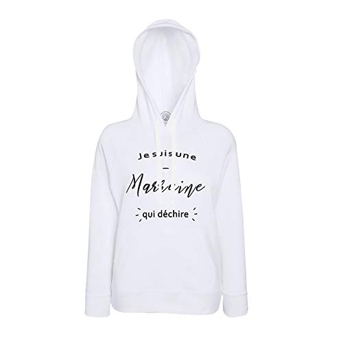 Marraine qui déchire sweat à capuche cadeau famille