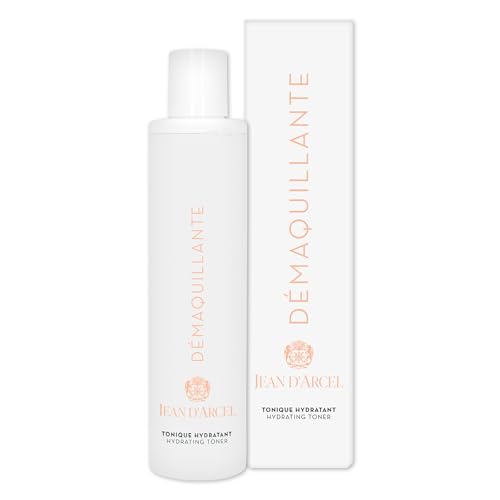 JEAN D'ARCEL DÉMAQUILLANTE tonique hydratant – Agua facial hidratante contra la piel seca, con ácido hialurónico y aloe vera, tónico hidratante, 200 ml