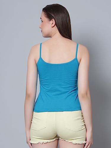 Image of Aimly Women's Regular Fit Cotton Camisole Slip Spaghetti | Combo Pack of 2