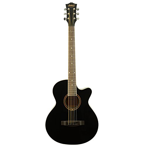 Image of Aatma A39c /bk 6 Stringed Acoustic Guitar, Right Handed, Black, Case Included
