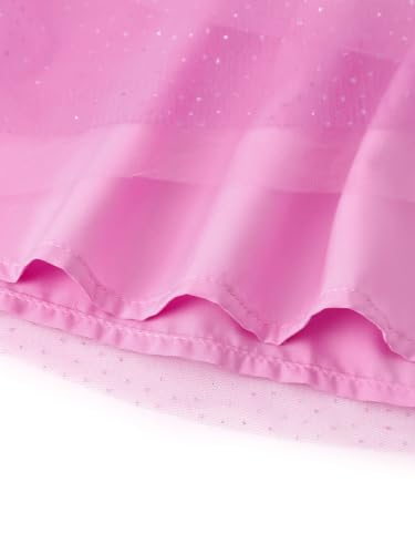 Image of Disney Girls' Tulle Tutu Dress Birthday Party Outfit Baby /Toddler | Officially Licensed, Frozen Elsa, Minnie, Princess, Velvet Top with Belt, Multi-Layer Mesh Skirt, Ruffle Long Sleeve Clothes