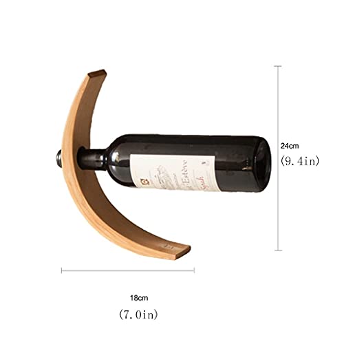 Estante de vino de bambú LWX para botellas y decoración de muebles 2