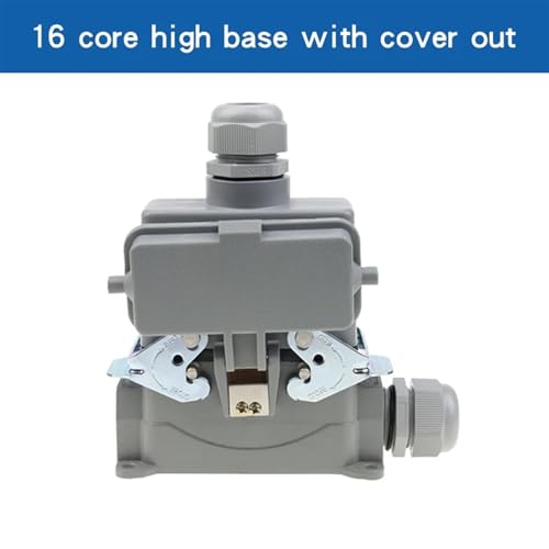 Conector Heavy Duty Rectangular 16 Pines miniatura 2