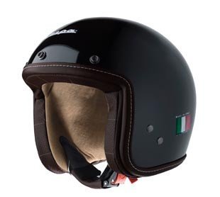 605470m012 casco vespa demi jet p-xential: nero