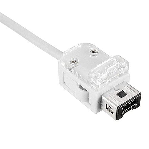CABLEPELADO Nunchaku | Controlador Nunchuck | Mando Nunchuck | Compatible con Nintendo Wii - Wii U - Wii Mini | Blanco