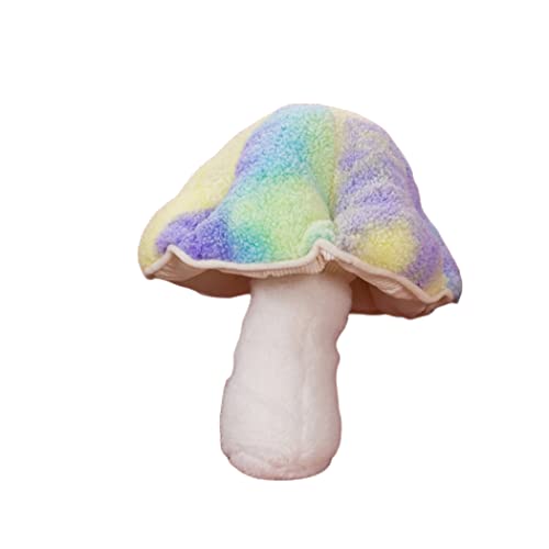 Image of LICHENHAO Mushroom Pillow Floor Pillow Sofa Cushion Home Decoration Reading Pillow (32cm, Purple)