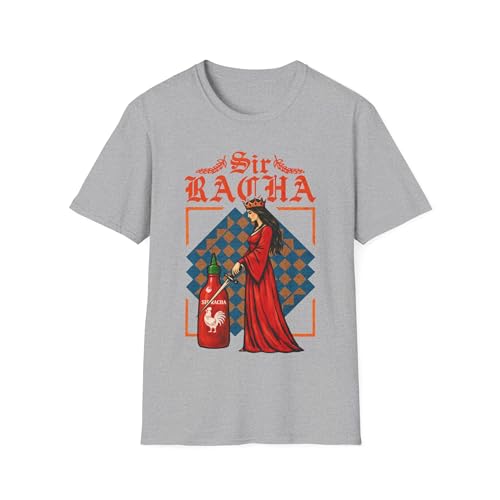 Blague Sir Racha t-shirt drôle chevalier warrior pour adulte adepte de mèmes