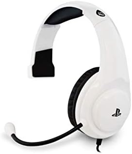 Officially Licensed 4Gamers PRO4 Chat Gaming Headset for Sony Playstation 4 PS4 - White/Black (PS4)