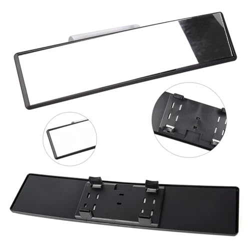 Espejo retrovisor interior gran angular con protección solar y gafas de seguridad para coche 4