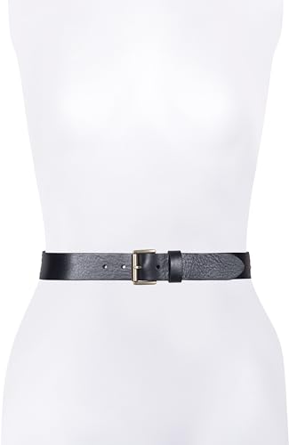 Women's 1.5 Inch Rocks Studded Leather Belt, Roller Buckle, Adjustable Sizing, Oxford, M2