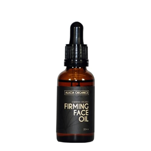 Image of Alucia Organics Certified Organic Firming Face Oil 30ml - a powerful anti-ageing oil with Organic Jojoba, Argan, Rosehip and Evening Primrose oils