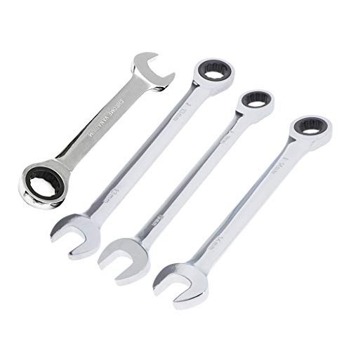 LOVIVER 4x Polido Métrica De Aço Chave De