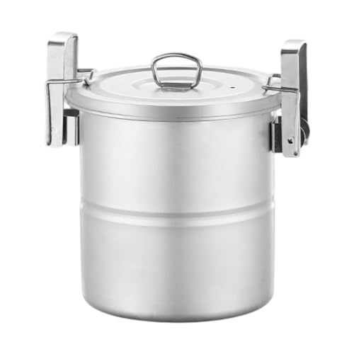 kowaku Camping Cooking Pot Outdoor Pot Nonstick with Handle 304 Stainless Steel Campfire Cooking Equipment for Picnic BBQ Dinner, for 2 to 3 People