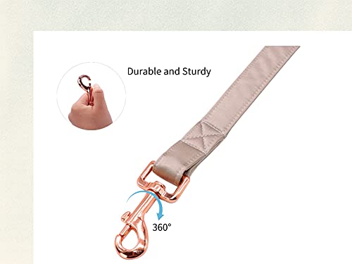 Unique style paws Seiden-Hundeleine Strapazierfähige Hundeleinen mit geschweißtem D-Ring Komfortabler Griff für kleine mittelgroße Hunde