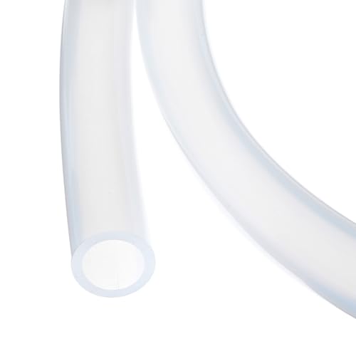 Image of 3ft 1 inch ID x 1-1 /8 inch OD Silicone Tubing Clear Industrial Plastic Tubing Pure Silicone Hoses for Pump Siphoning Draining Irrigation Brewing