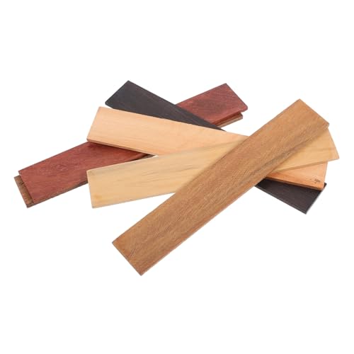 Uonlytech 6pcs Planks for Replacement Garden Bench Slats Textured Wood Panels for DIY Crafts
