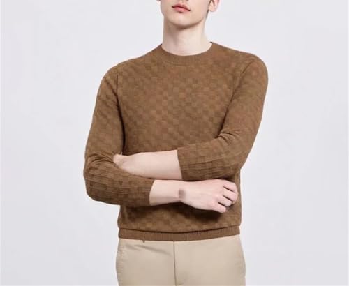 Men’S Wool Sweater O-Neck Cable Knit Thick Pullover Long Sleeve Winter Warm Casual Slim Fit Jumpers2