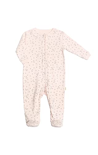 Snugabye Moons & Stars Dream Front-Zip Sleeper | Assorted Colours (Pink, Preemie)