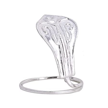 925 Pure Silver BIS Hallmarked (Snake) Nag Devta for Pooja Shivling, Donation and Home Decor Purpose