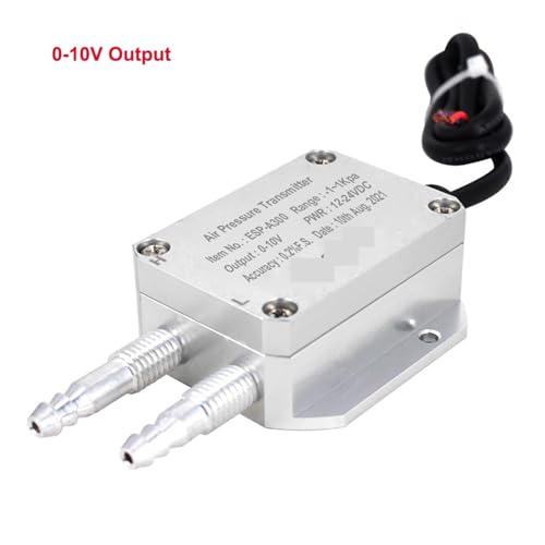 Sensor de presión de aire con pantalla LCD y salida fluida de 0-10V para gas 3