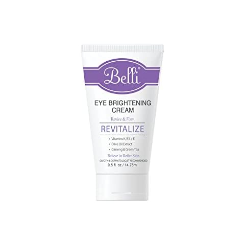 Belli Beauty Skincare Eye Brightening Cream - Eye Cream - Pregnancy Safe Skincare - Vegan Skin Treatment - Gluten-Free Skin Care Tools - Facial Care Cover