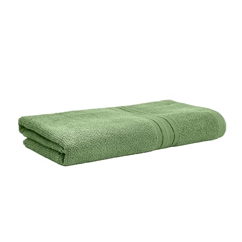 Image of LANE LINEN Luxury Bath Towels Set - 1 Piece, 100% Cotton Bathroom Towels, Zero Twist, Quick Dry Absorbent Bath Towel, Super Soft Gym Towel - Olive